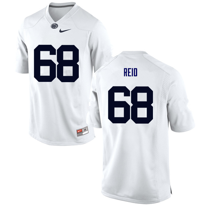 NCAA Nike Men's Penn State Nittany Lions Mike Reid #68 College Football Authentic White Stitched Jersey BOC0298ZZ